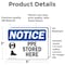 Signmission 3.5 in Height, 5 in Width, Vinyl Decal, Rectangle OS-2PACK-NS-D-35-L-17776 - alternate 5